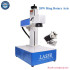 Raycus MAX Fiber Laser Metal Business Card Cutting Engraving Machine with Rotary Axis