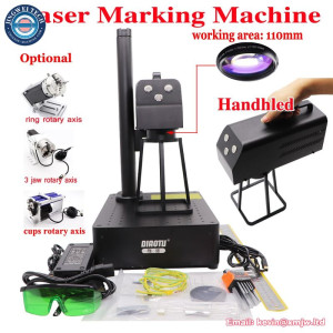 Mini Portable Handheld Fiber Laser Jewelry Engraving Machine