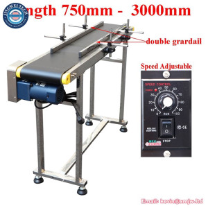 Stainless Steel Vending Machine Conveyor Belt with Guardrail