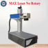 Raycus Fiber Laser Jewelry Metal Cutting Engraving Machine with Rotary