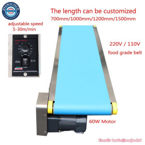 Food Grade PU Belt Vending Machine Conveyor with Speed Control