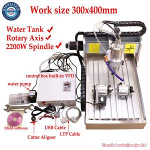 4 Axis CNC Router Metal Milling Cutter - Woodworking, 3040, 2200W