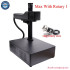 Raycus MAX Fiber Laser Jewelry Metal Cutting Engraving Machine with Rotary Axis