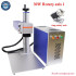 Raycus MAX Fiber Laser Metal Cutting Engraving Machine with Rotary Axis