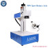 Raycus MAX Fiber Laser Metal Business Card Cutting Engraving Machine with Rotary Axis