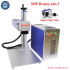 Raycus MAX Fiber Laser Metal Cutting Engraving Machine with Rotary Axis