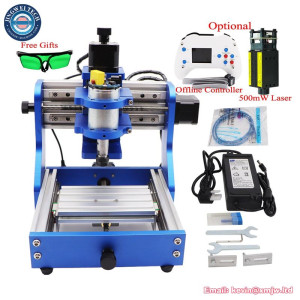Mini Metal Frame CNC Router Laser Engraving PCB Milling Machine