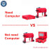Handheld Touch Screen Portable Metal Nameplate Marking Machine