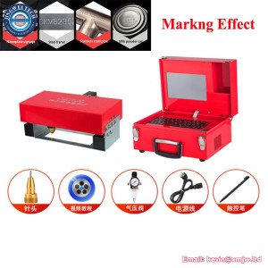 Handheld Pneumatic Electric Metal Nameplate Marking Lettering Machine