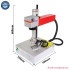 MAX Fiber Laser Metal Cutting Marking Machine with Rotary Axis