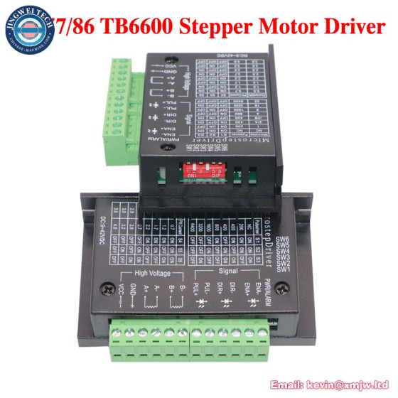 Upgraded TB6600 Stepper Motor Driver - 32 Segments & 4.0A
