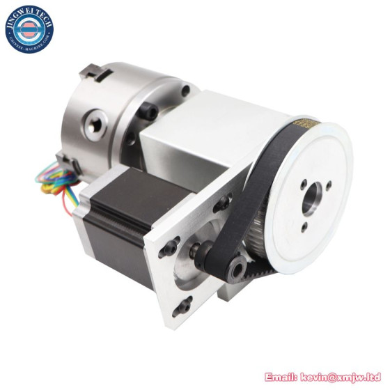 DIY 4th Axis CNC Router Rotary Kit with Chuck & Stepper Motor
