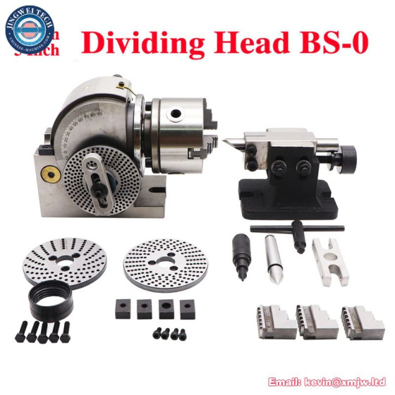 Universal CNC Dividing Head BS-0 with 4th Rotary Axis