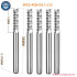 Solid Carbide Corn End CNC Milling Cutter Bits