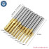 Mini PCB Carbide CNC End Mill Cutter Bits Kit - 10pcs