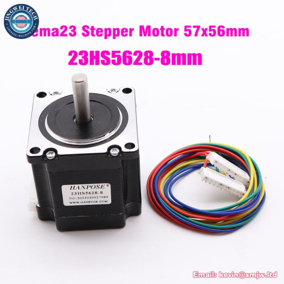Nema23 23HS5628 4 Lead Stepper Motor for CNC Milling Machine