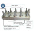 Industrial 10 Head Water Mist Spray Ultrasonic Fogger