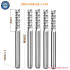 Solid Carbide Corn End CNC Milling Cutter Bits