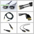 Small USB Patch Cord DC Connector Vertical Injection Molding Machine