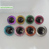 Vertical Black Craft Doll Eyes Injection Molding Machine