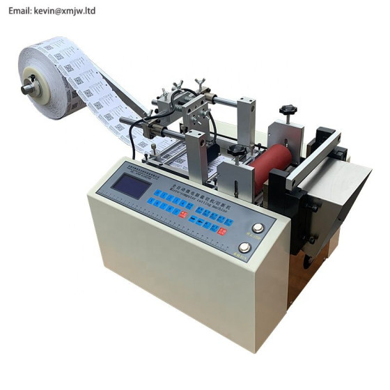 Garment Washing Label Seat Belt Fixed Length Cutting Machine