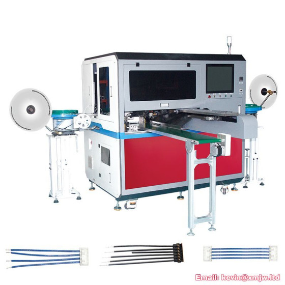Automatic Double Head Wire Cutting Stripping Crimping Machine