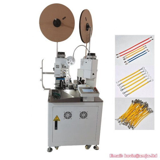 Automatic Double Ends Two Moulds Electric Wire Crimping Machine