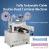 Automatic Double Head Cable Wire Cutting Stripping Crimping Machine