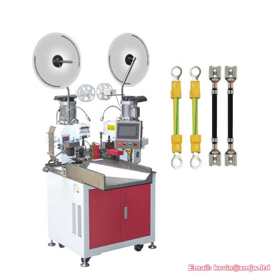 Automatic Double Head Wire Cutting Stripping Crimping Machine