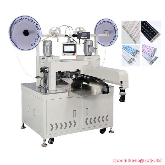 Automatic Double Head Cable Wire Cutting Stripping Crimping Machine