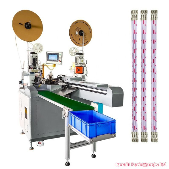 Automatic Double-Headed Wire Cutting Stripping Dip Tin Machine
