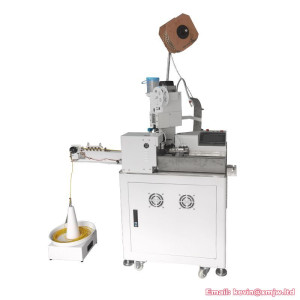 Automatic Single Head Wire Stripping Twisting Tin Dipping Machine