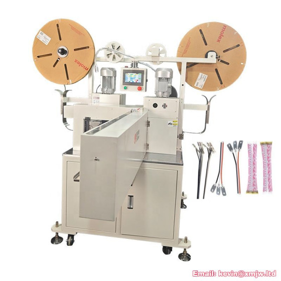 Automatic High-Speed Double-Head Cable Crimping Machine