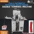 Automatic Servo Motor Double Head Wire Terminal Crimping Machine