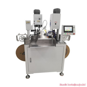 Automatic Servo Motor Double Head Wire Terminal Crimping Machine
