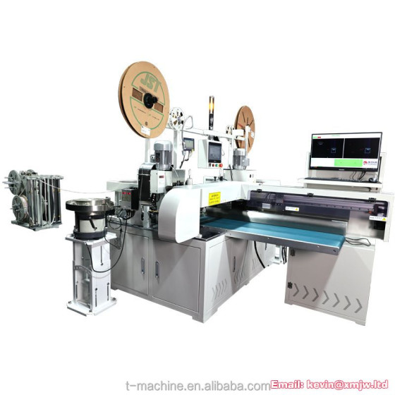 Automatic Double-Head Wire Plastic Shell Terminal Crimping Machine