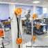 Automatic French 2 Pin Plug Insert Wire Stripping Machine